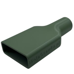 Adapter szeroki 6,5 cm w kolorze ciemnozielonym