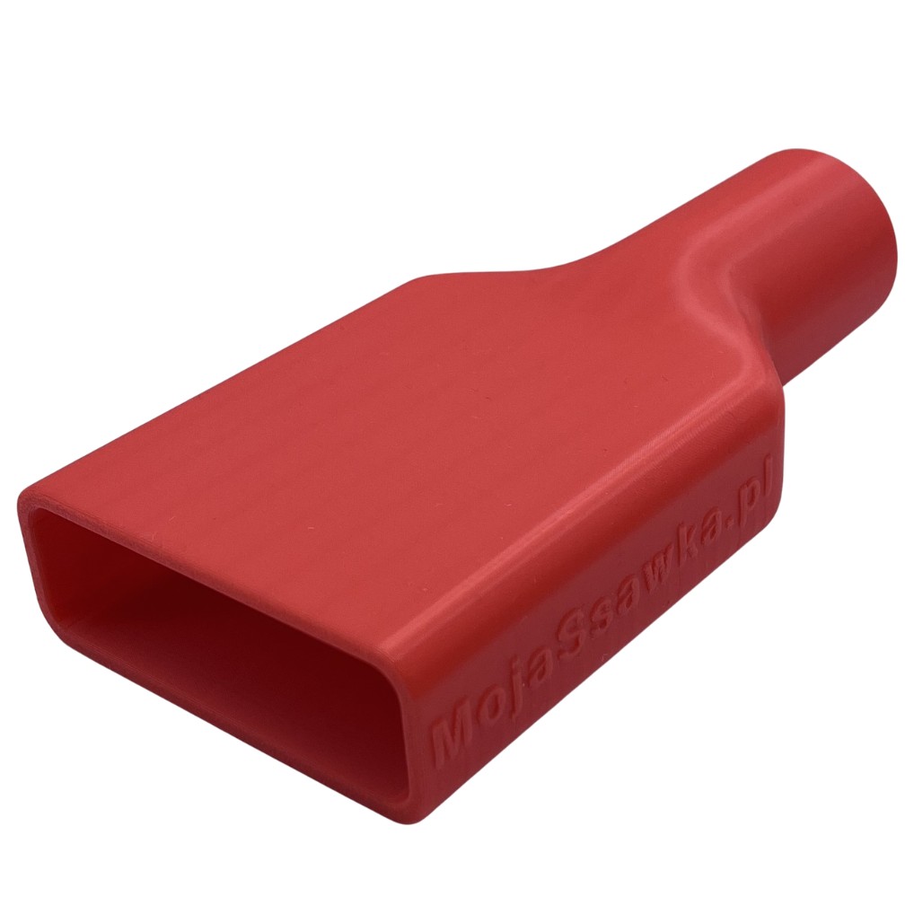 Adapter szeroki 6,5 cm w kolorze czerwonym